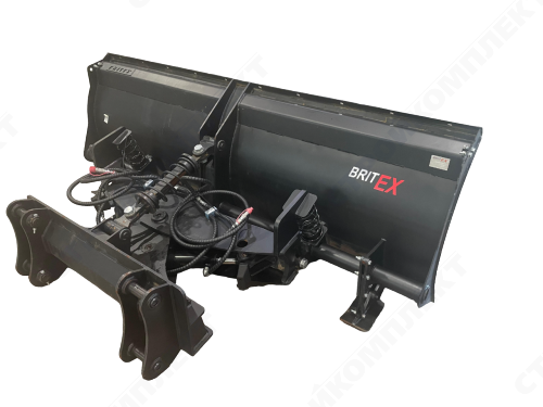 Отвал коммунальный 2800мм с гидр. поворотом на BHL Hidromek с системой самоневил. с монтажным компл [BEB102H2800HPF]