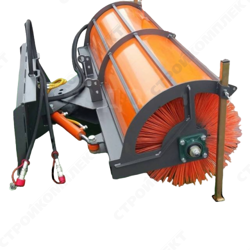 Щетка дорожная коммунальная 1800/550мм с гидравлическим поворотом на SSL с мон. комп. [SMSH1800/550QF]