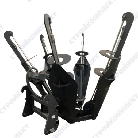 Пересадчик деревьев 6-ти лепестковый на погрузчик-экскаватор JCB 3CX/4CX/5CX [TSEB3CX/4CXH1250PF]