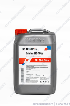 Масло трансмиссионное NordFire Eridan HD 10W (канистра 10L) [NFTE000010/10]