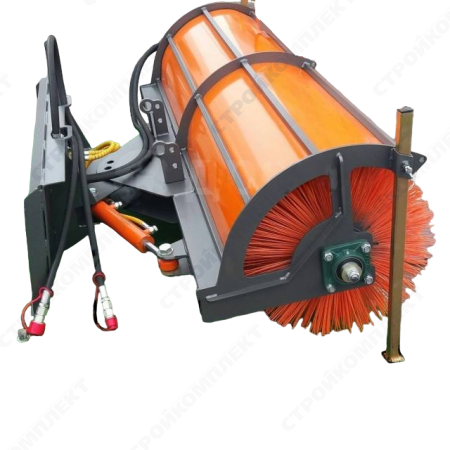 Щетка дорожная коммунальная 1800/550мм с гидравлическим поворотом на SSL с мон. комп. [SMSH1800/550QF]