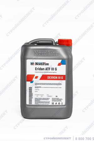Масло трансмиссионное NordFire Eridan ATF III G (канистра 10L) [NFAE000003/10]