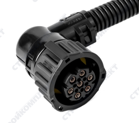 Разъём байонет угловой (7 контактов) [AX5031]