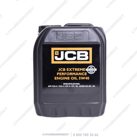 Масло моторное синтетик JCB 5W40 (канистра 5л) (JCB) [5L/40012745E]