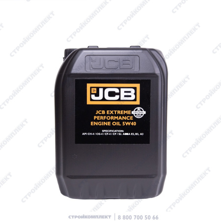 Масло моторное синтетик JCB 5W40 (канистра 10л) (JCB) [10L/40012745E]