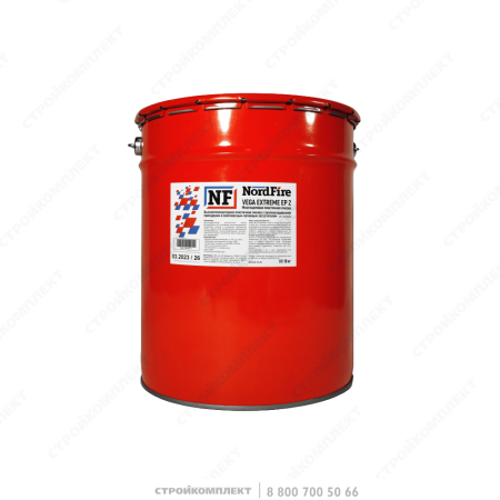 Смазка пластичная NordFire Vega Extreme EP 2 (ведро 18 кг) [NF100202]